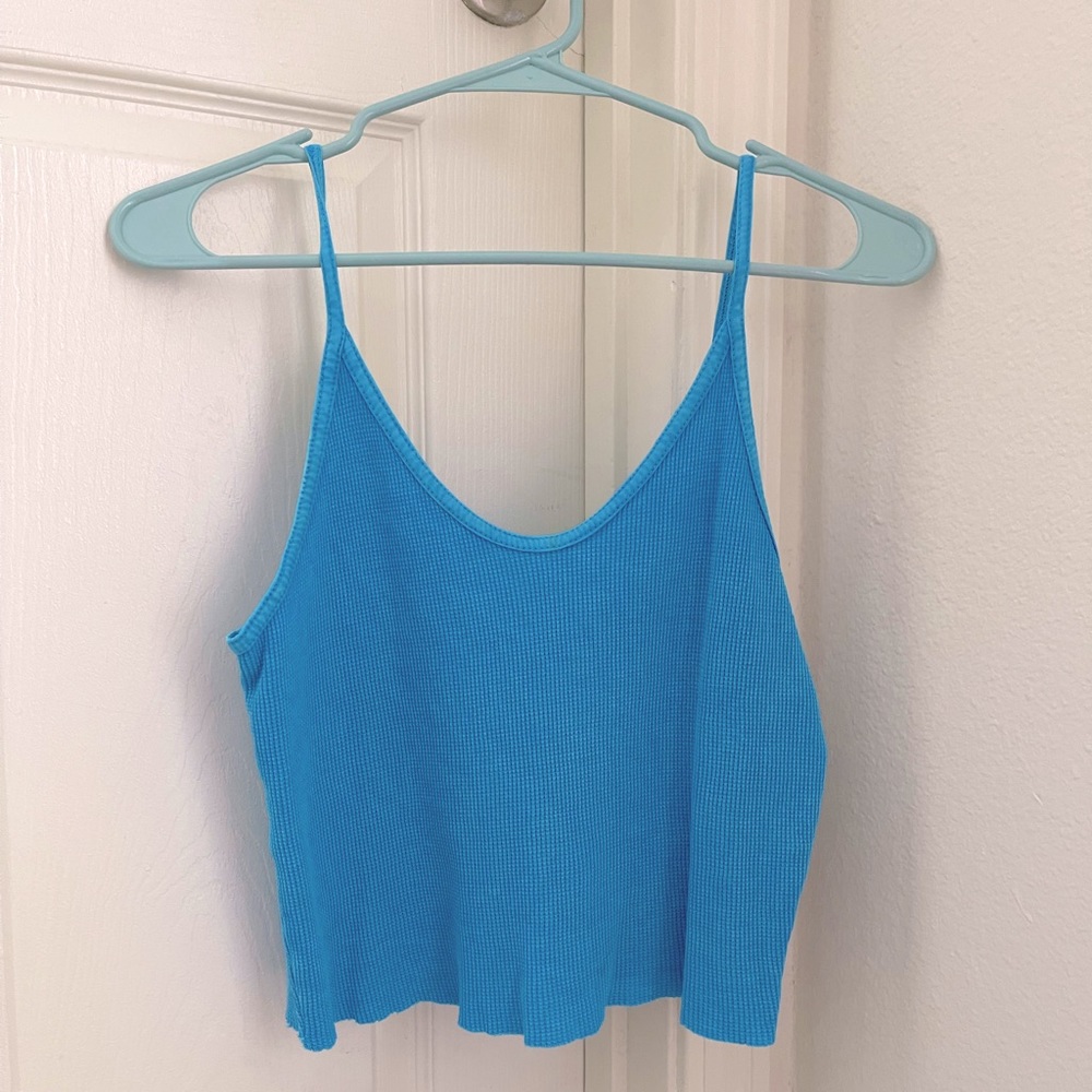Blue tank top